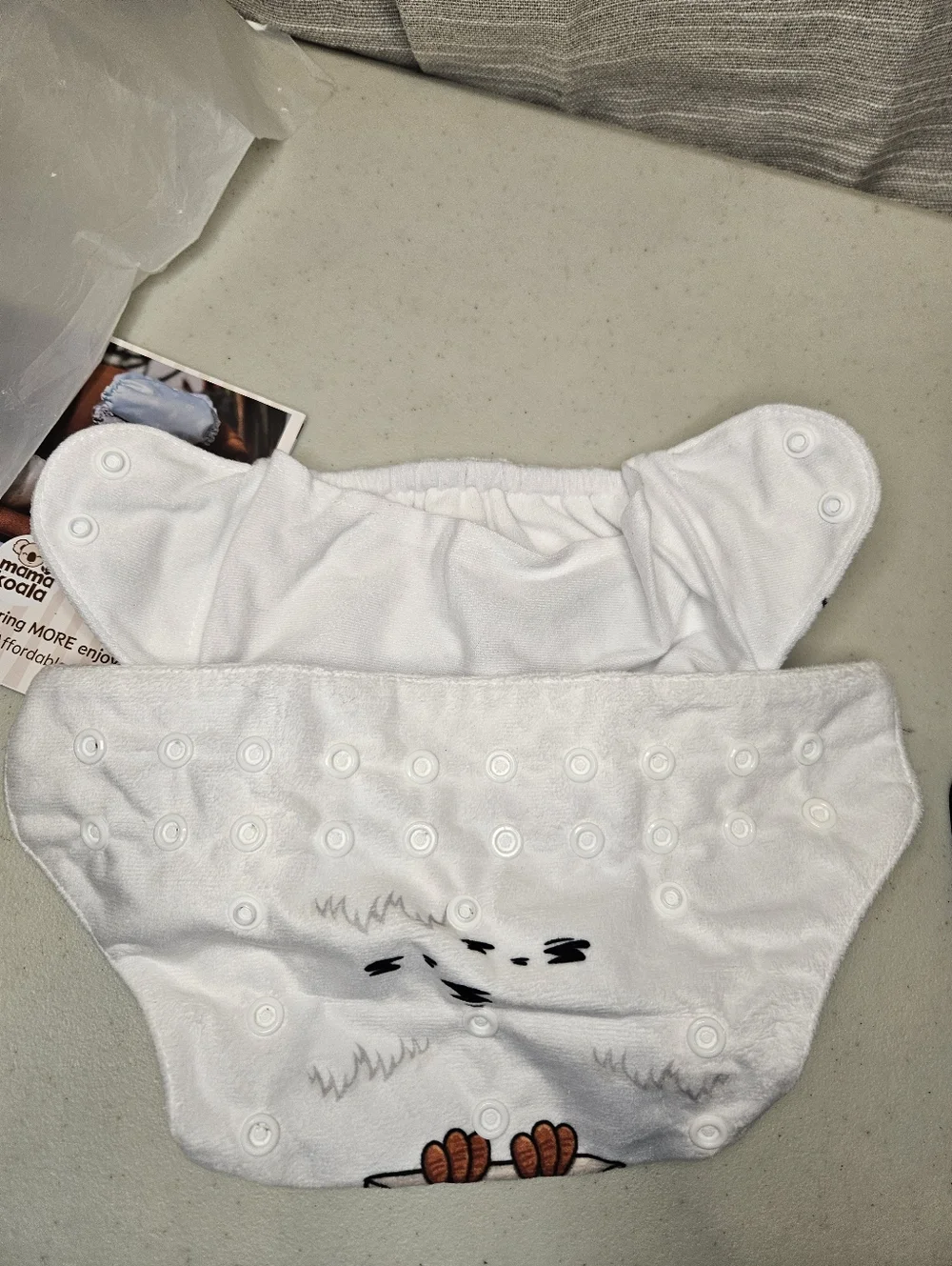Harry Potter OS pocket diaper by Mama Koala Hedwig Hogwarts Letter